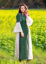 Mittelalterkleid „Sophie“ – Zeitlose Eleganz in Grün und Natur