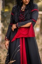 Mittelalterkleid 'Grethlin' mit geteilten Ärmeln
