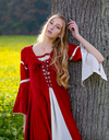 Mittelalterkleid 'Grethlin' mit geteilten Ärmeln