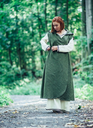 Mittelalter-Wickelkleid „Gerlin“ – Natürliche Anmut in Grün