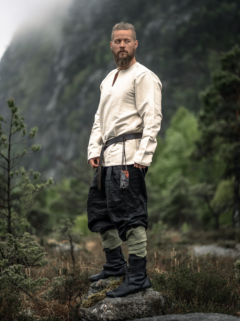 Wikingertunika „Ivar“ – Schlichte Authentizität in Natur (S)