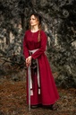 Wikinger-Unterkleid „Helga“ – Ausdrucksstarke Eleganz in Rot