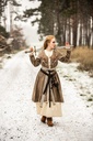 Wikinger-Birkamantel „Skadi“ – Zeitlose Eleganz in Sand