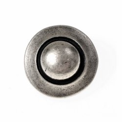 [08 Ma-1 Buck.si] Mittelalter-Zierniete "Buckler" / S (silberfarben)