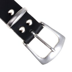 [10 Ke-Gue 3 C:.kl.br] Klassischer Gürtel 3 cm - Kernleder (braun, S)