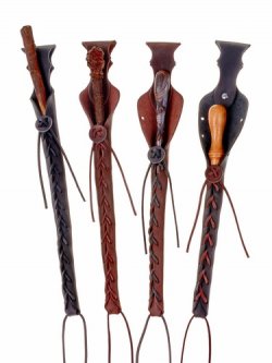 Zauberstab-Holster aus Leder