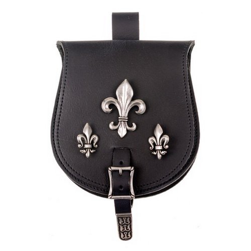 Magyarische Tasche - groß / Fleur de Lys