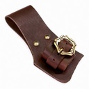 Mittelalter-Dolchhalter aus Leder - 16 x 7 cm
