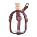 LARP Gürtel-Halterung mit 50 ml Trankfläschchen aus Leder