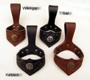 Trinkhornhalter Leder Mittelalter LARP