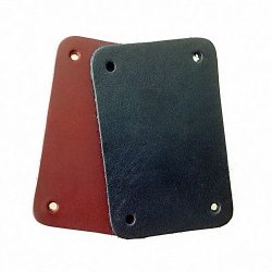 Lederschuppen Rechteck - 8 x 5 cm, 50 Stück