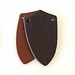 Schuppe Schild klein - Spalt / 50 St.
