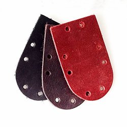 Wappenschuppen Leder - 50 Stk. - 8x5 cm