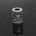 Runen-Perle "Algiz" - 6 mm Loch - Bartschmuck