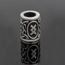 Runen-Perle "Ingwaz" - 6 mm Loch - Bartschmuck