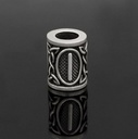 Runen-Perle "Isa" - 6 mm Loch - Bartschmuck