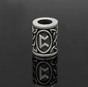 Runen-Perle "Perthro" - 6 mm Loch - Bartschmuck