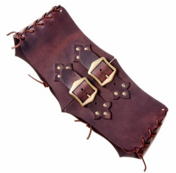Mieder "Piratenbraut" XS bis 3XL (braun, 65 - 70 cm)