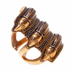 Germanischer Fingerring Segerstad - Bronze