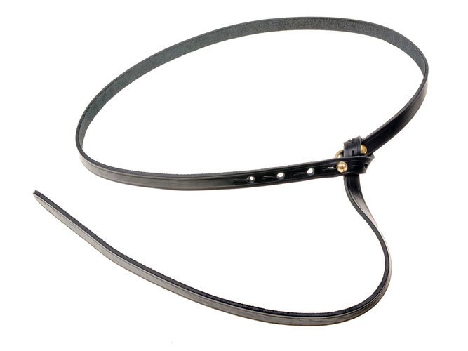 Keltischer Ledergürtel mit Gürtelhaken 1,5 cm breit in schwarz oder braun