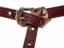 Wikingergürtel 'Gokstad' mit Bronzeschnalle - 1,5 cm