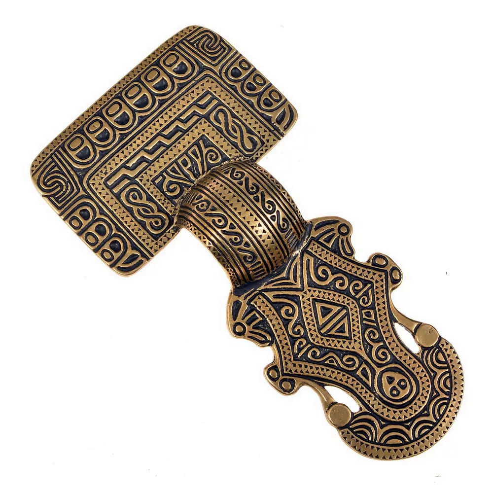 [07 Nordendorf.b] Bügelfibel von Nordendorf I (Bronze)