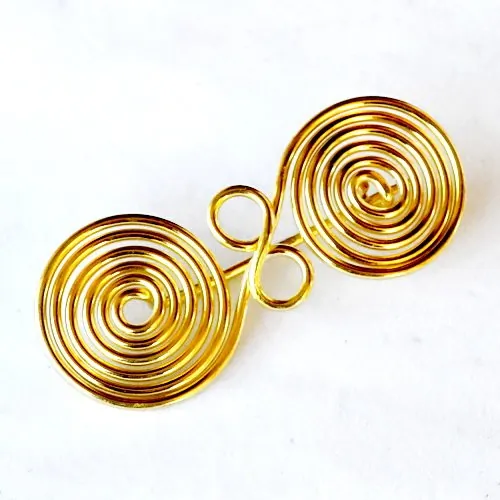 [07 Fi Spiralfibel.me] Spiralfibel der Bronzezeit (Messing)