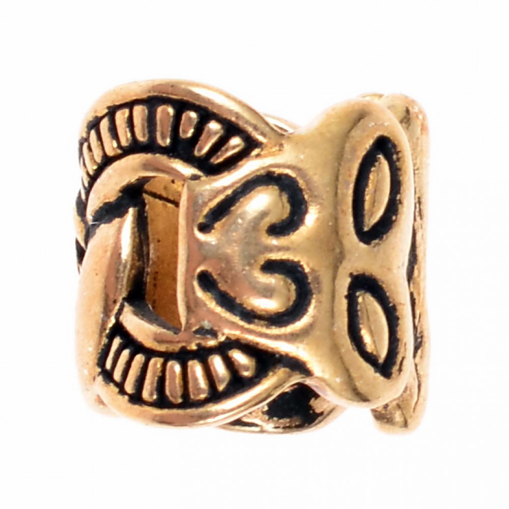 Wikinger-Bartperle 'Knotenband' - 8 mm Loch