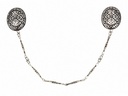 Wikinger-Fibelkette -  Mit 4 S-Haken / 38 cm
