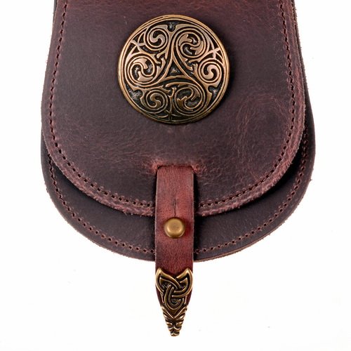[01 T-KL Trisk b.br] Tarsoly-Tasche - klein / Triskele (braun)