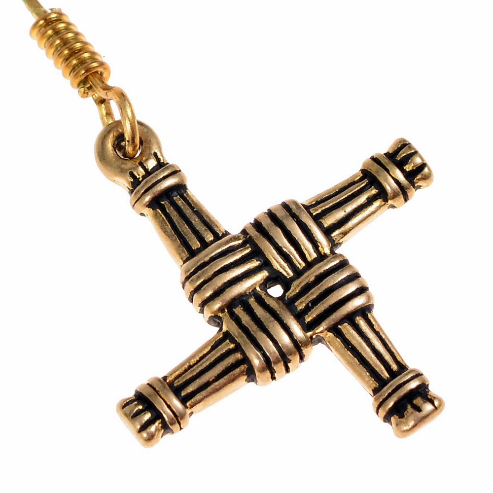 Ohrring St. Brigids Kreuz - Paar