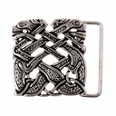 Buckle 'Celtic Dogs' - für 4 cm