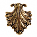 Riemenzunge Akanthus - für 4 cm Gürtel