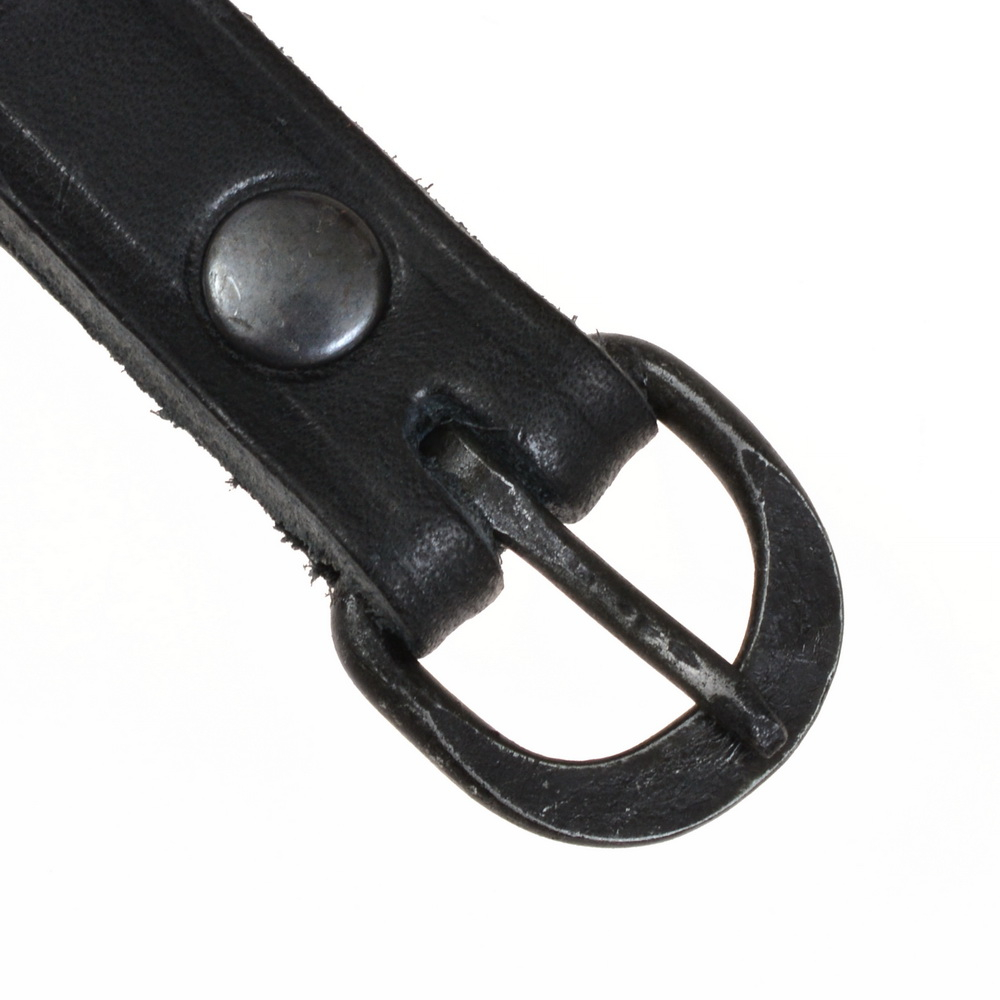 Lang-Gürtel mit geschmiedeter Schnalle - 1.5 cm