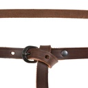 Lang-Gürtel mit geschmiedeter Schnalle - 1.5 cm