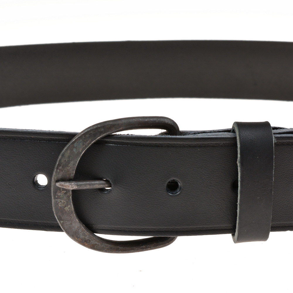 Klassischer Gürtel mit Eisen-Schnalle - 4 cm