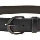 Klassischer Gürtel mit Eisen-Schnalle - 4 cm