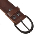 Klassischer Gürtel mit Eisen-Schnalle - 4 cm