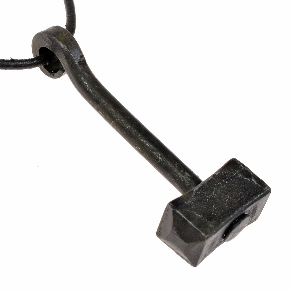 [16 An Hammer] Geschmiedeter Hammer-Anhänger