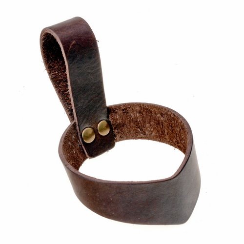 Trinkhorn-Halter - weich (braun, 1)