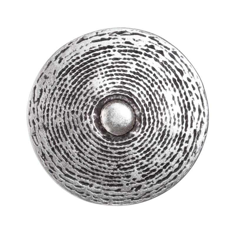 BRUST-Schild, 4cm, silberfarbene, keltische Zierschließe, Schnalle
