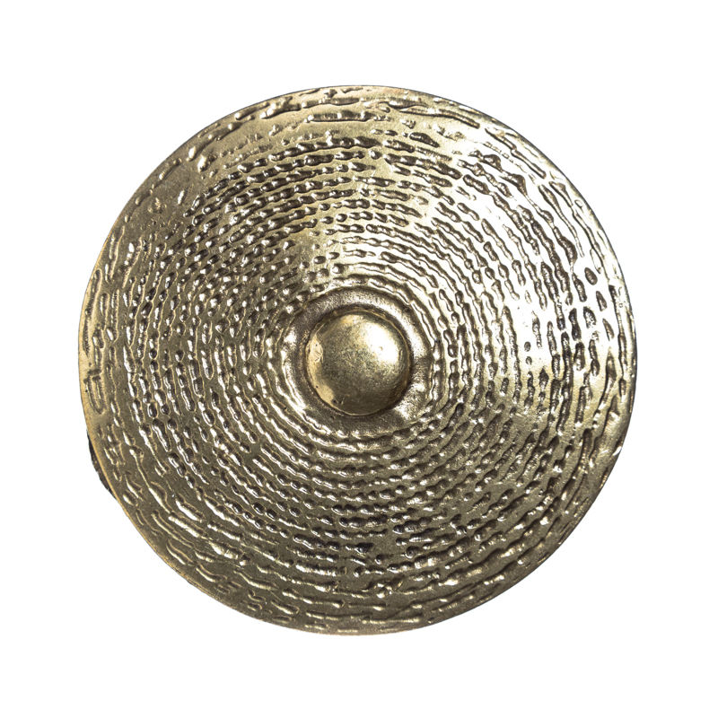 BRUST-Schild, 4cm, messingfarbene, keltische Zierschließe, Schnalle