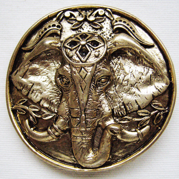 SULIMAN, 4cm, messingfarbene Schließe, Schnalle