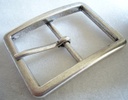 Fibbie, 3,5cm, silberfarbene Gürtelschließe, Schnalle