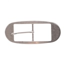 Slim, 3,5cm, silberfarbene Schließe, Schnalle