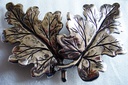 Eichenlaub,4cm, Schließe, Tracht, Schnalle