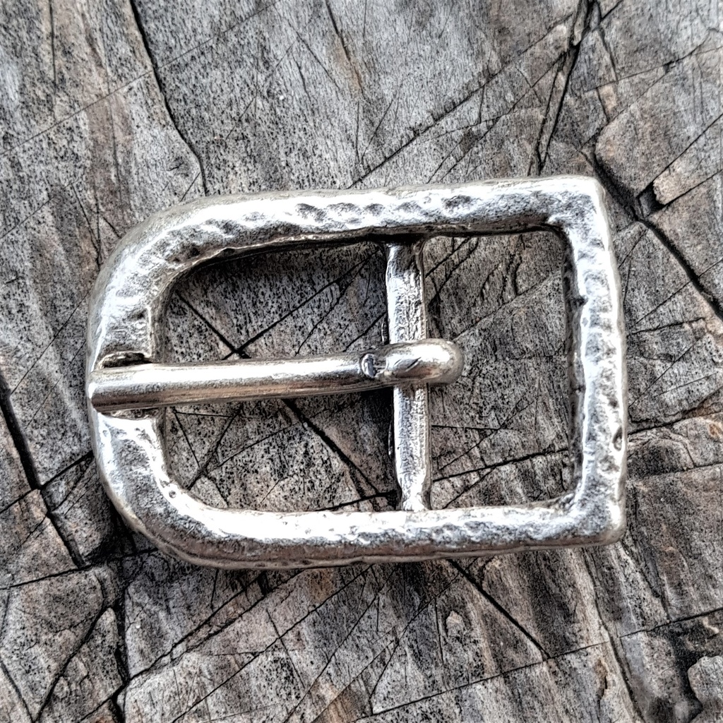 Mittelalter-Rüstungs-Schließe TRIM, 1,8 cm, silberfarben, Schnalle