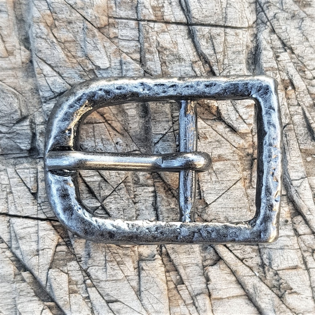 Mittelalter-Rüstungs-Schließe TRIM, 1,8 cm, eisenfarben, Schnalle