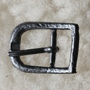 Mittelalter-Rüstungs-Schließe TRIM, 1,8 cm, Fb:schwarzeisen,Schnalle