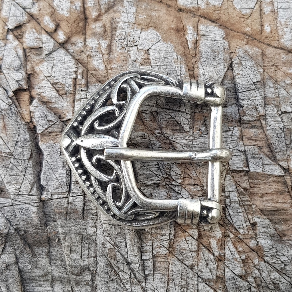 BALDER 20 - Celtic Buckle, silberfarben, 2cm, keltische Knoten-Schließe